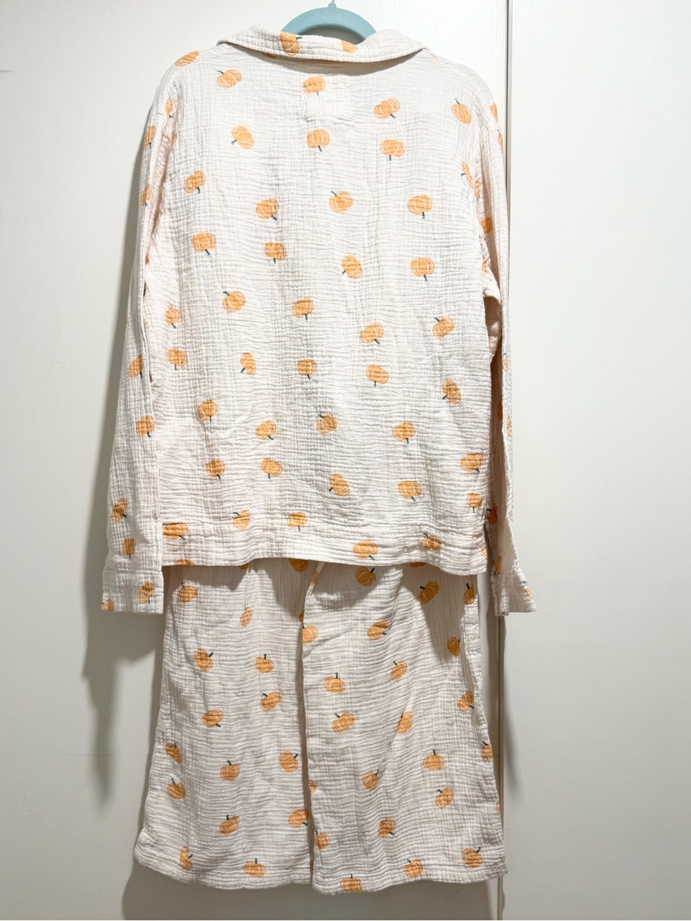 American Eagle Cotton Gauze Pumpkin Pajama Set | NWOT | Fall Halloween PJs - Picture 7 of 9